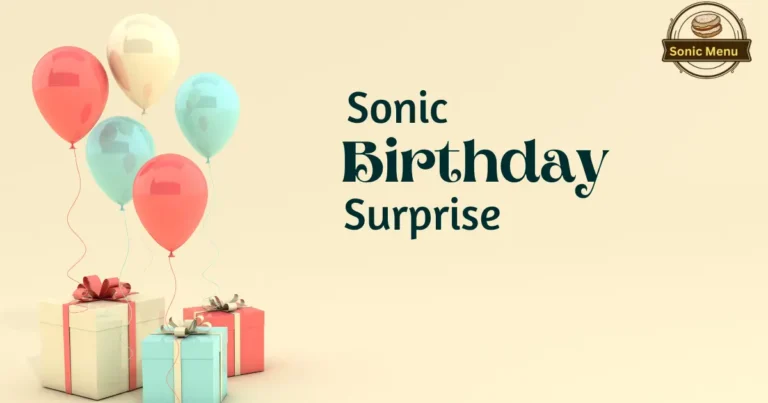 Sonic Birthday Reward